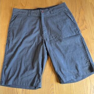 O'Neill Men's Gray Flat Front Shorts